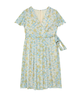 Irving Short Sleeve Pleated Dress - thumbnail
