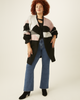 Paige Colorblocked Open-Front Cardigan - thumbnail