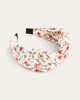 Amber Floral-Print Knot Headband - thumbnail