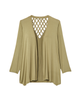 Jessica Long Sleeve Cage Back Cardigan - thumbnail