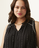 Juniper Ruffle Neck Printed Tank Top - thumbnail
