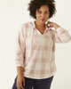 Sabrina Plaid Drawstring Hoodie - thumbnail