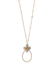 Colette Resin Teardrop Pendant Necklace - thumbnail