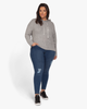 Sienna Heathered Hooded Sweatshirt - thumbnail