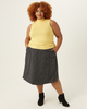 Angela Mock Neck Sweater Tank - thumbnail