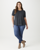 Helen Ruched-Sleeve Tee - thumbnail