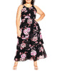 Rosa Floral Party Maxi Dress - thumbnail