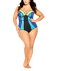 Sevyn Color-Block One-Piece - thumbnail