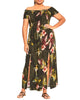Frankie Shirred Maxi Dress - thumbnail