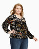 Viola Velvet Burnout Top - thumbnail