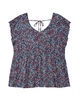Deidra Short Sleeve Tie Back Top - thumbnail