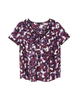 Monica Piped Neck Blouse - thumbnail