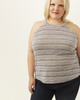 Nina High Neck Tank Top - thumbnail