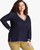 Eveline V-Neck Top - thumbnail