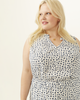 Perrie Printed Peasant Maxi Dress - thumbnail