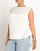 Aria Tie Side Satin Tank - thumbnail