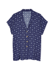 Abigail Collared Knit Blouse - thumbnail