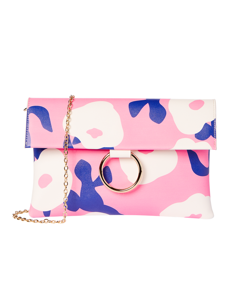Jewel Lake Bag | Pink / Azure Blue