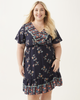 Nyla Wrap-Front Mini Dress - thumbnail
