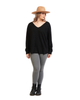 Tyra Waffle Knit Top - thumbnail