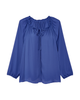 Brittany Long Sleeve Ruffle Neck Blouse - thumbnail