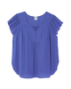 Josephine Flutter Sleeve Blouse - thumbnail