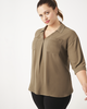 Sylvia Pocketed Popover Blouse - thumbnail