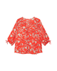 Skylar V-Neck Tie Sleeve Blouse - thumbnail