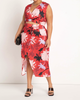 Zola Overlap Midi Skirt - thumbnail