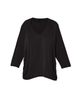 Xendra 3/4 Sleeve Top with Shirring - thumbnail