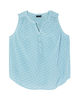 Marlie Sleeveless Gathered Yoke Shirt - thumbnail