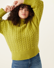 Dominique Cable-Knit Mock-Neck Sweater - thumbnail