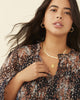 Sierra Printed Pleated Blouse - thumbnail