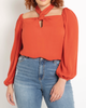 Mallory Knot Front Blouse - thumbnail