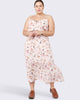 Valentina Tie Front Tiered Maxi Dress - thumbnail
