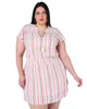 Carla Smocked Waist Mini Dress - thumbnail