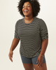 Abby Ruched Sleeve Tee - thumbnail