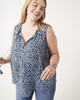 Gwenda Boho Floral Print Sleeveless Top - thumbnail