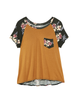 Nina Print Back Tee - thumbnail