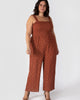 Salem Smocked Body Jumpsuit - thumbnail