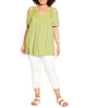 Simone Cold-Shoulder Top - thumbnail