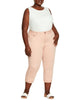Aliana Embroidered Hem Capris - thumbnail