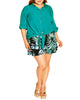 Ivanna Tropical Tie Top - thumbnail