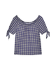 Judy Short Sleeve Off-the-Shoulder Tee - thumbnail