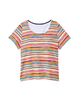 Lia Knit Printed Cotton Top - thumbnail
