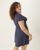 Mia Floral-Print Sweetheart Skater Dress - thumbnail