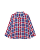 Rosaria 3/4 Sleeve Rolled Sleeve Button Back Button Down - thumbnail