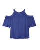 Mai Halter Neck Cold Shoulder Blouse - thumbnail