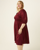 Clara Ruched-Waist Midi Dress - thumbnail