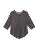 Sam 3/4 Sleeve Pleated Front Blouse - thumbnail
